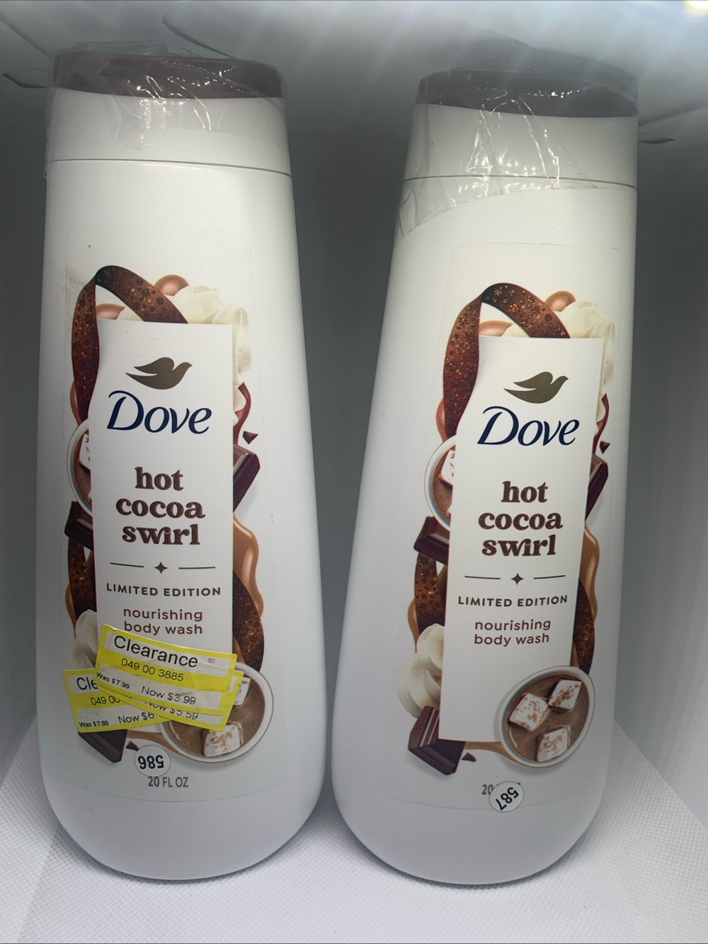 Dove Hot Cocoa Swirl Nourishing Body Wash - Limited Edition 20oz
